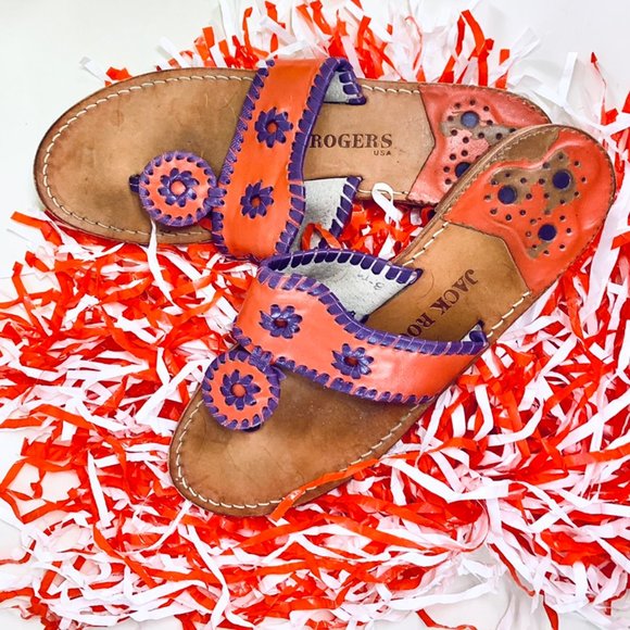 Jack Rogers Shoes - Orange and Purple Jack Roger Sandals
